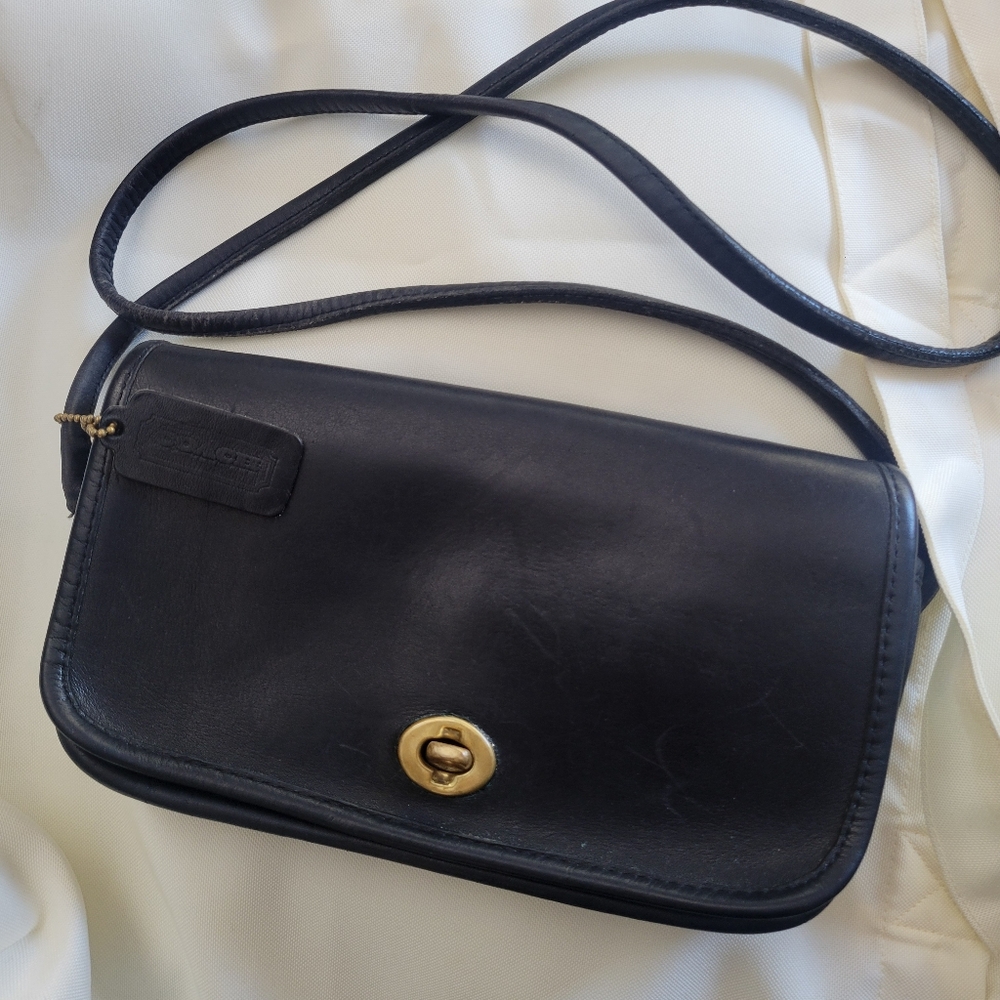 Vintage Coach 8523 Black Crossbody